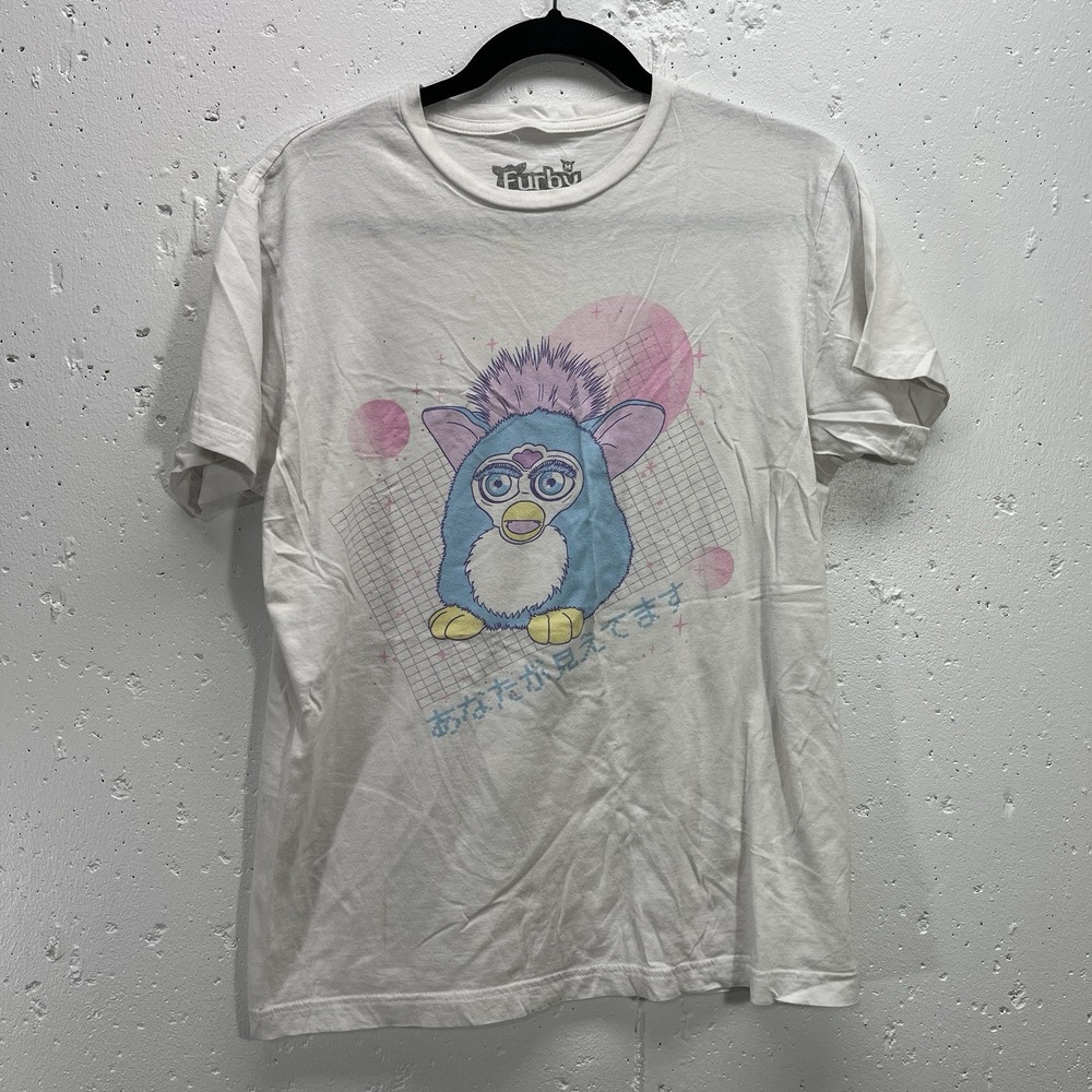 Furby by Goodie Two‎ Sleeves Women's Medium T-Shirt Furby Graphic Print